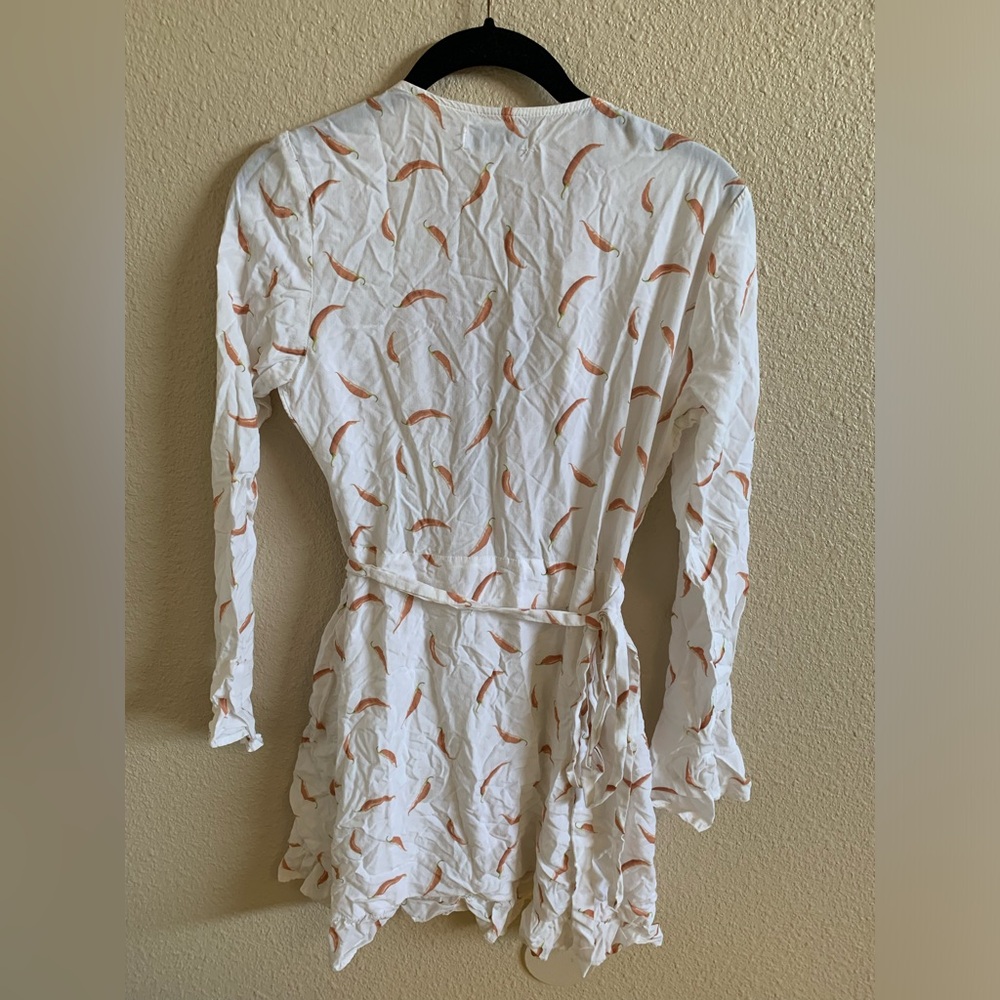 Charlie Holiday Valentina Chili Wrap Mini Dress 🌴 - Picture 3 of 14